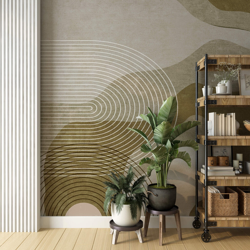 Curve e linee astratte in armonia