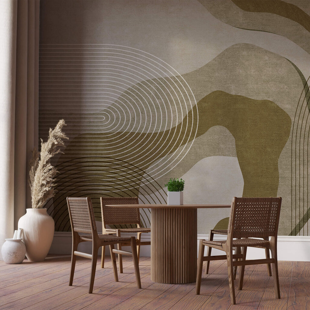 Curve e linee astratte in armonia