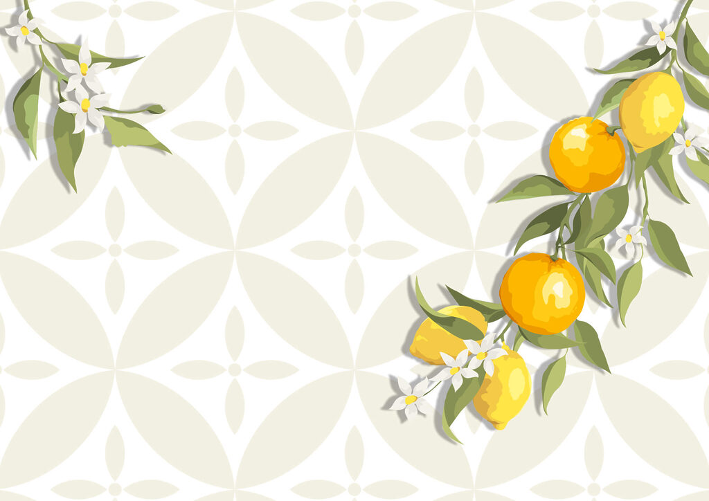 Frutto giallo su un ramo Frutto giallo su un ramo