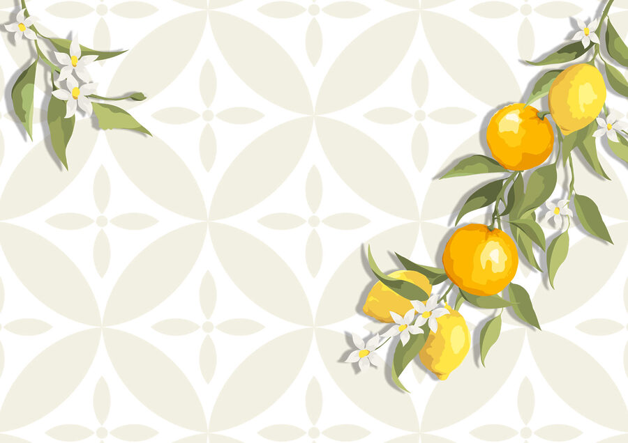 Frutto giallo su un ramo