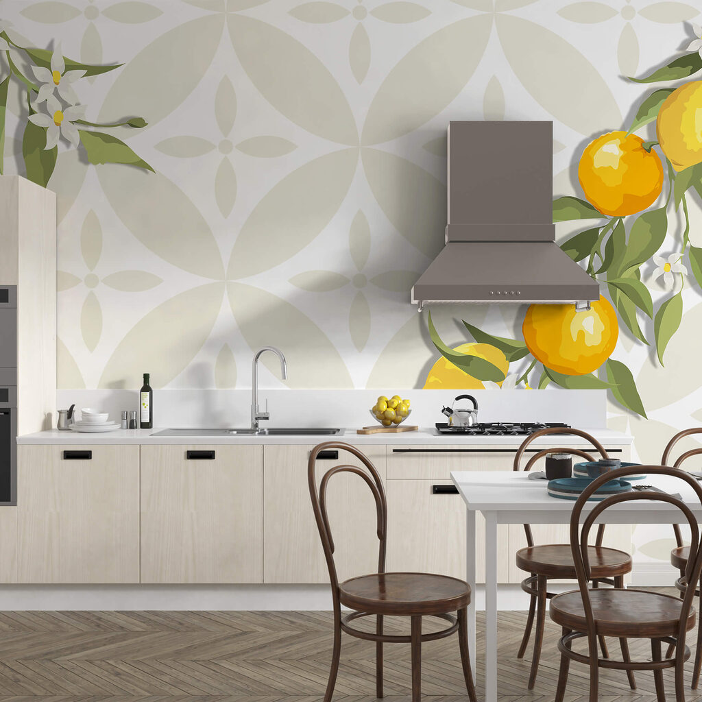 Frutto giallo su un ramo