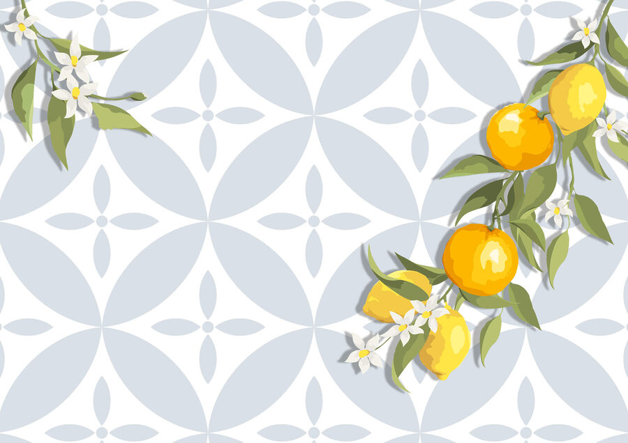 Frutto giallo su un ramo