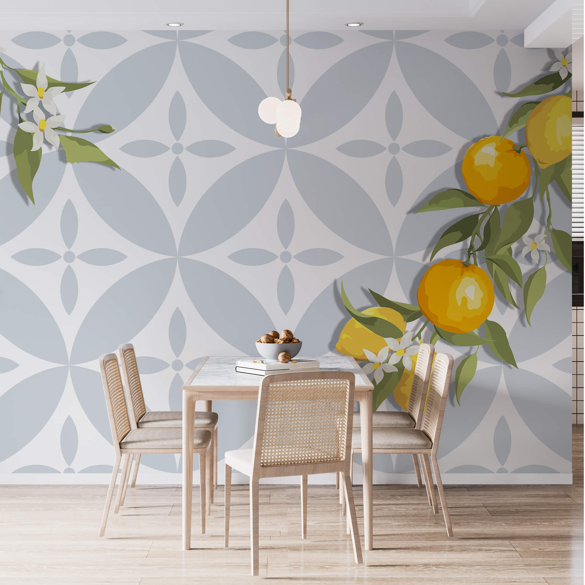 Frutto giallo su un ramo