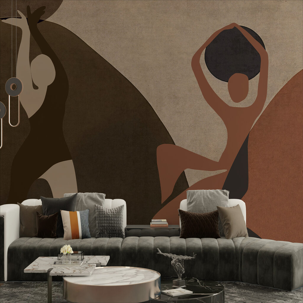 Pittura di una coppia di donne