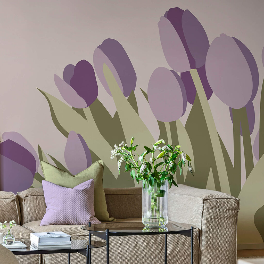 Mazzo di tulipani viola Mazzo di tulipani viola