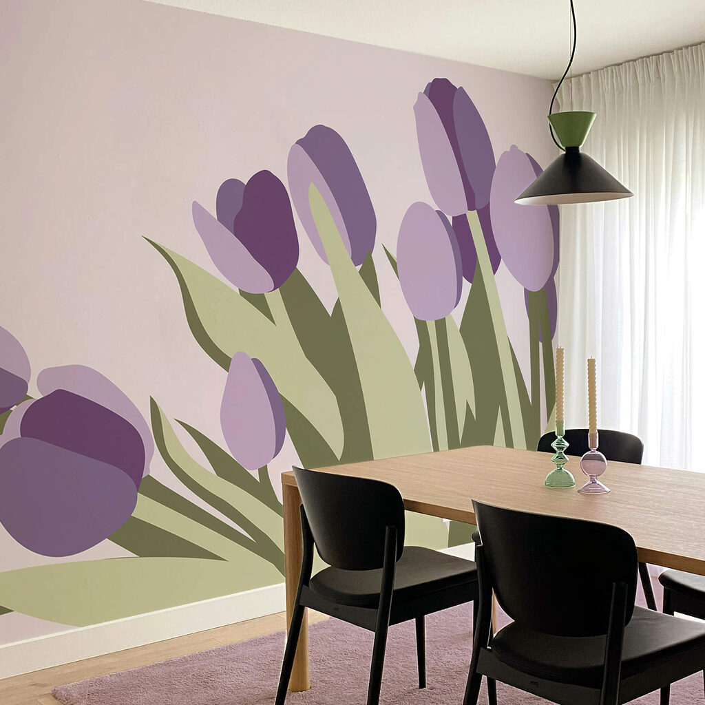 Mazzo di tulipani viola Mazzo di tulipani viola