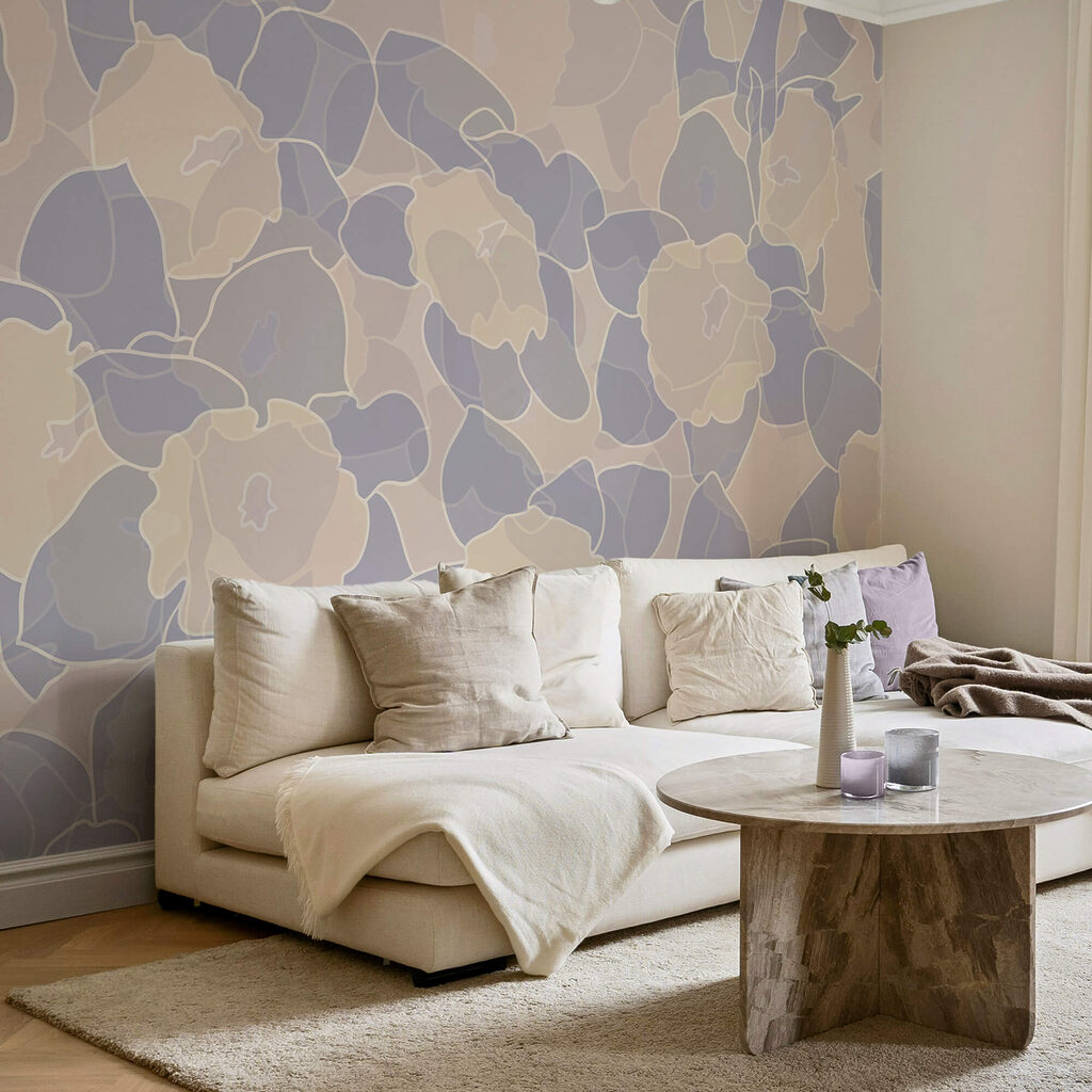 Motivo di fiori e foglie