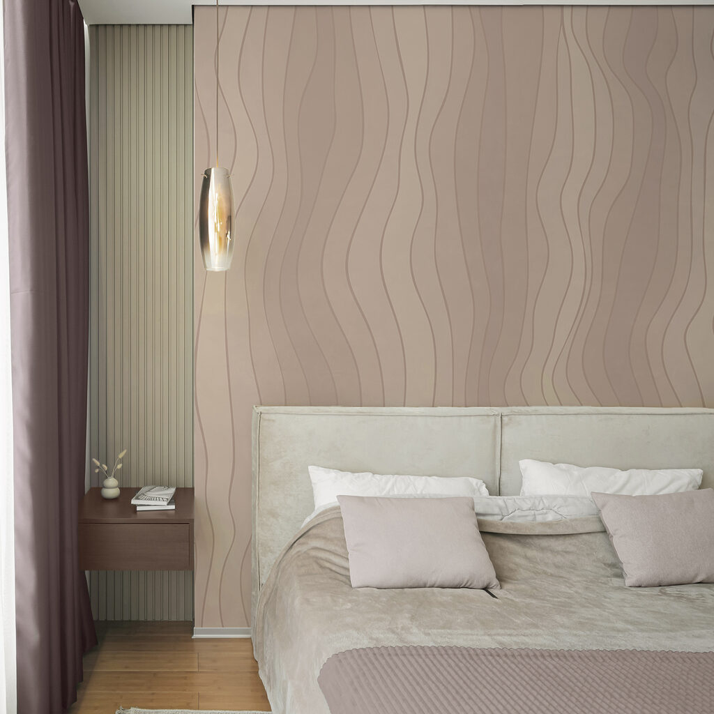 Curve morbide e fluide in tonalità delicate Curve morbide e fluide in tonalità delicate