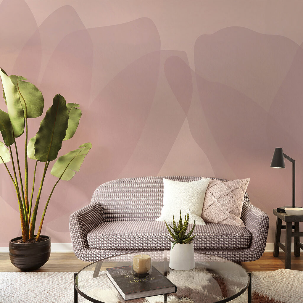 Sfondo rosa e bianco