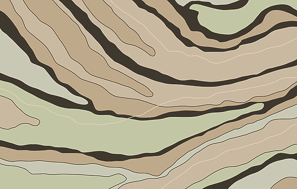 Linee astratte nelle calde tonalità della terra Linee astratte nelle calde tonalità della terra