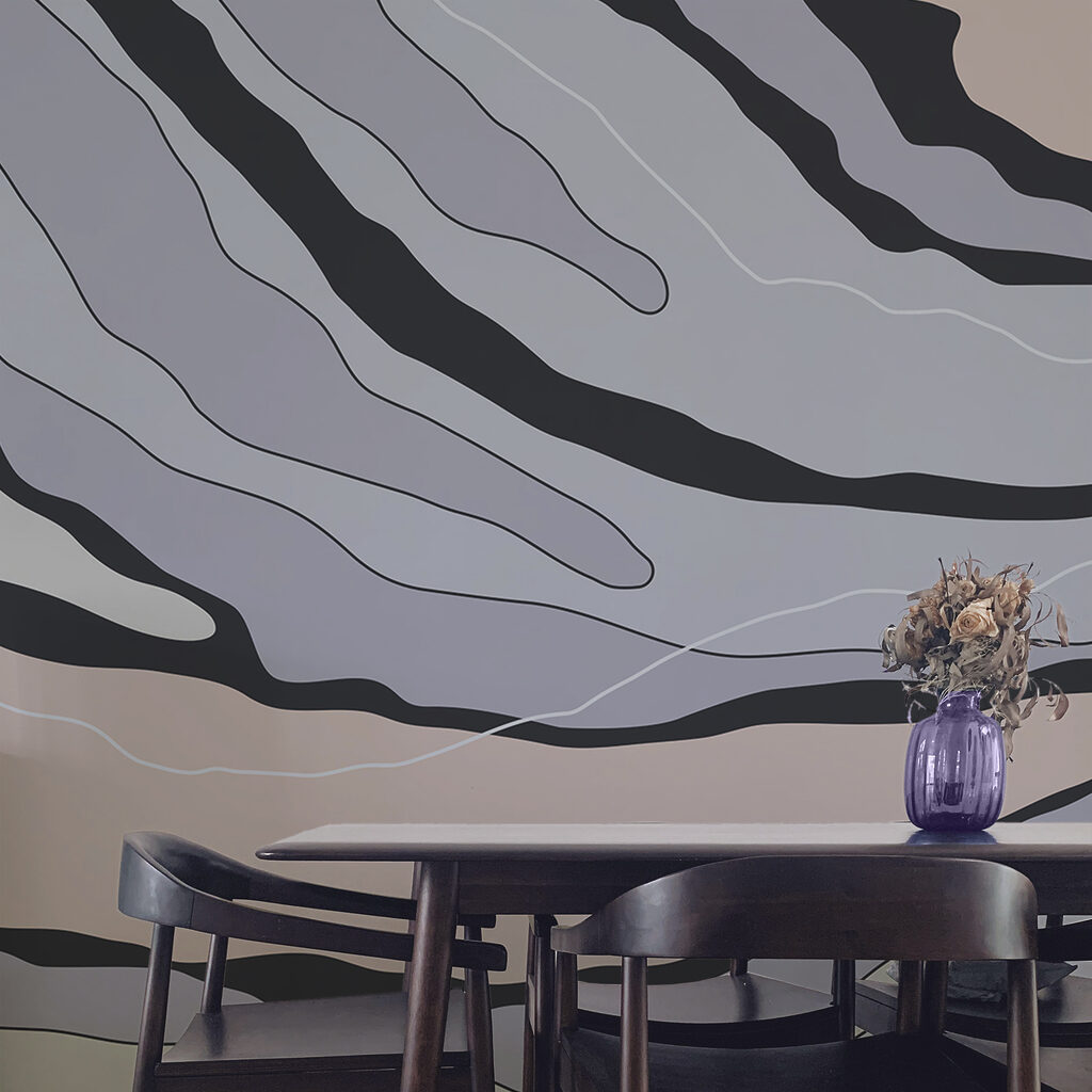 Linee astratte in colori tenui