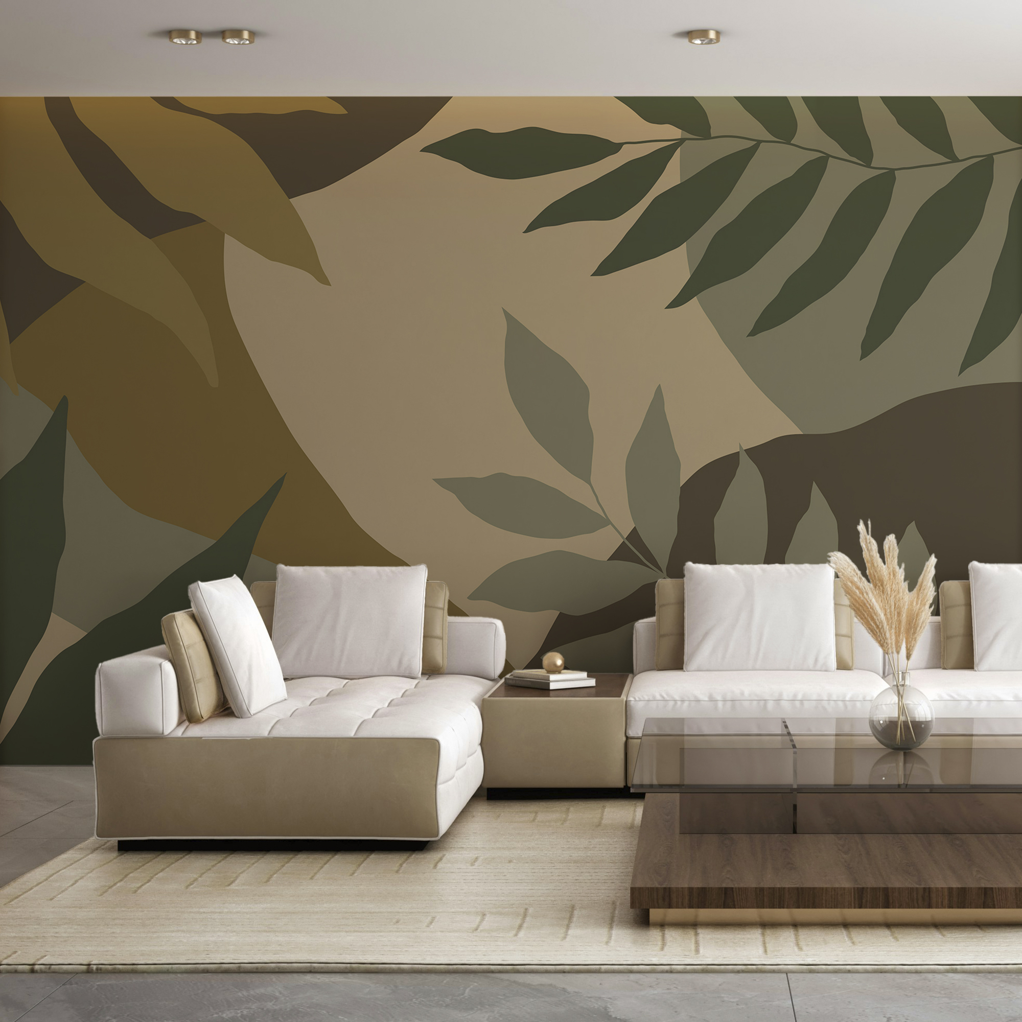 Immagine mimetica di foglie