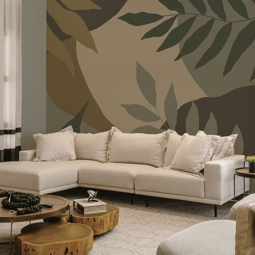 Immagine mimetica di foglie