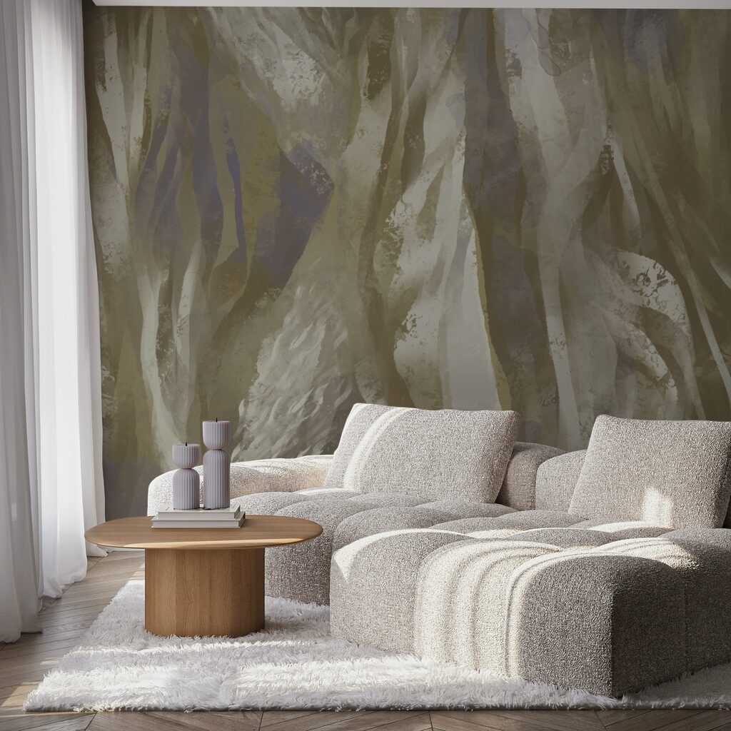 Onde astratte dai colori tenui