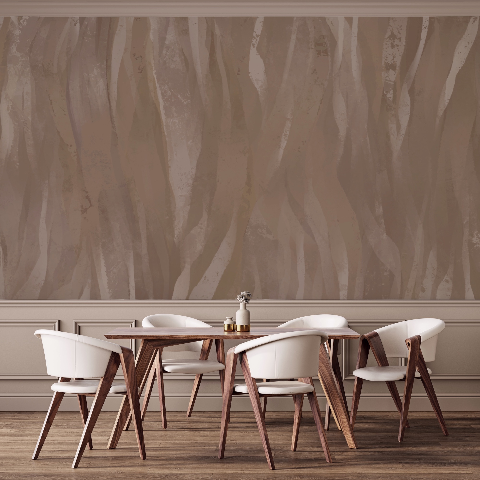 Onde fluide di toni terrosi