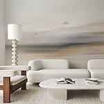 Carta da parati Gruppo di uccelli in volo nel cielo