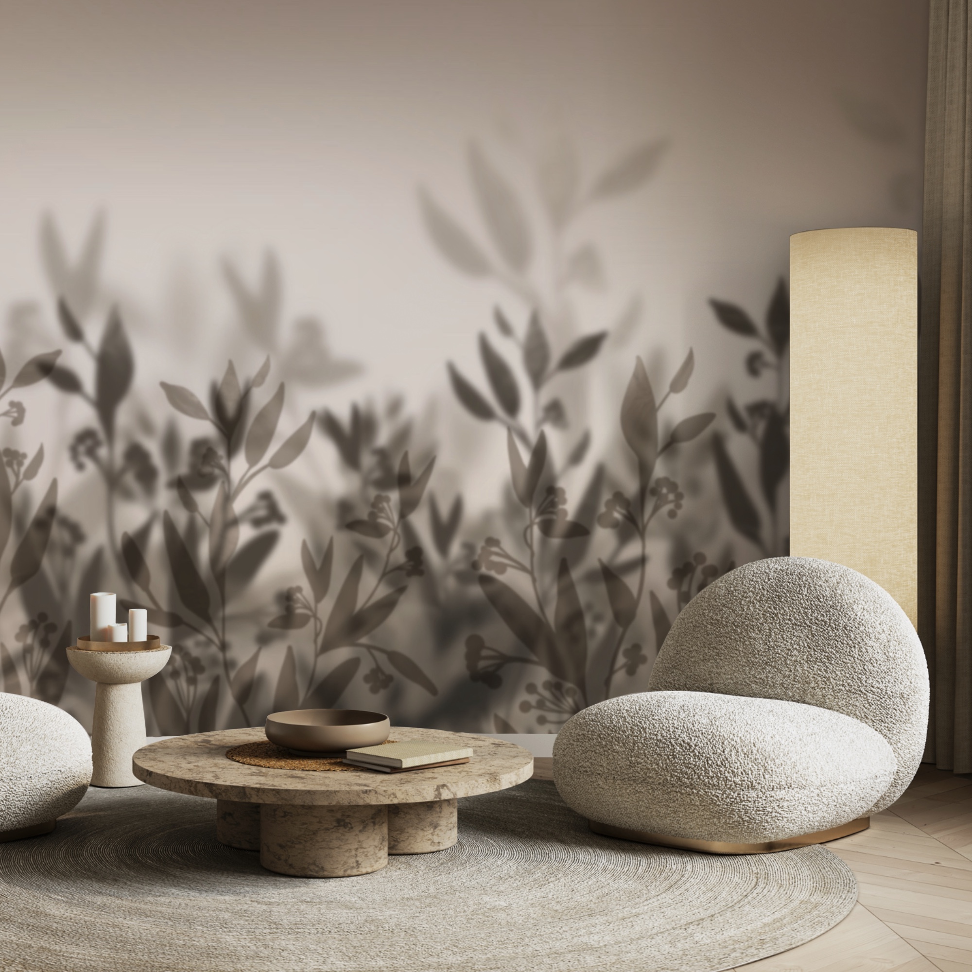 Immagine sfocata di piante