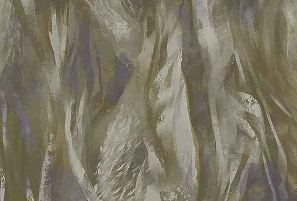 Abstract waves in soft colors