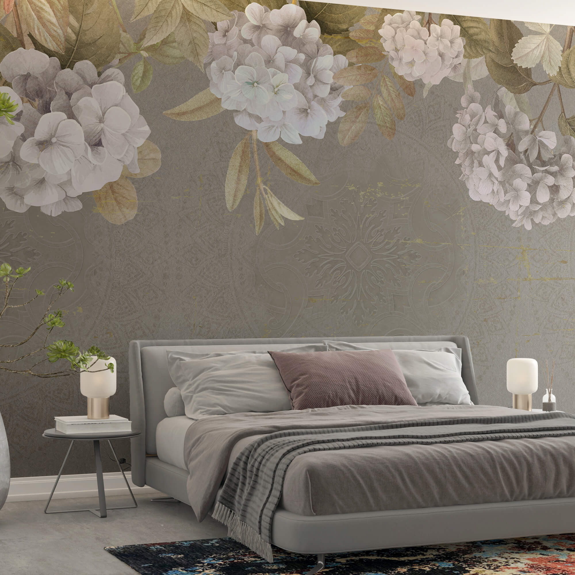 Delicati fiori su uno sfondo morbido