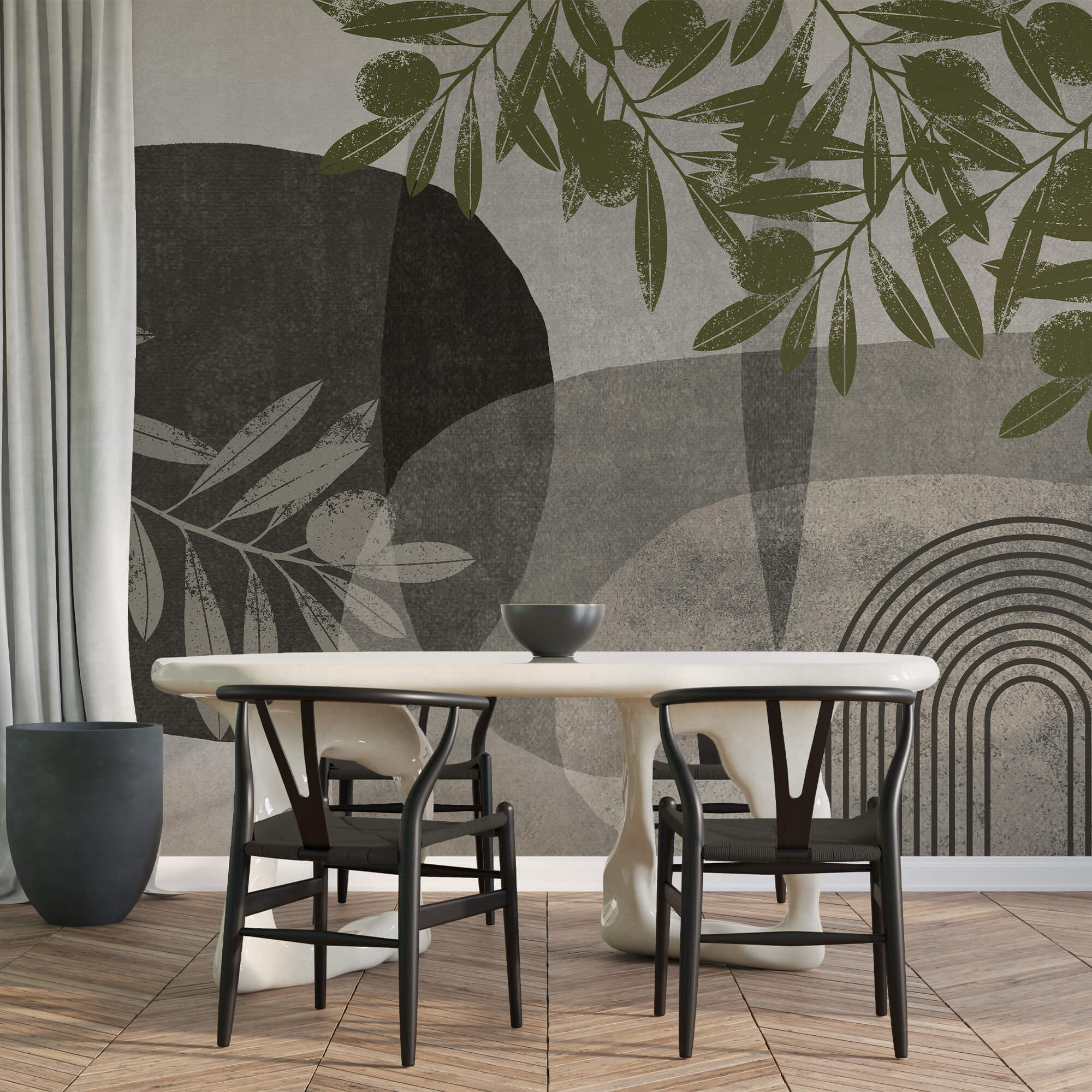 Elementi naturali nel design astratto