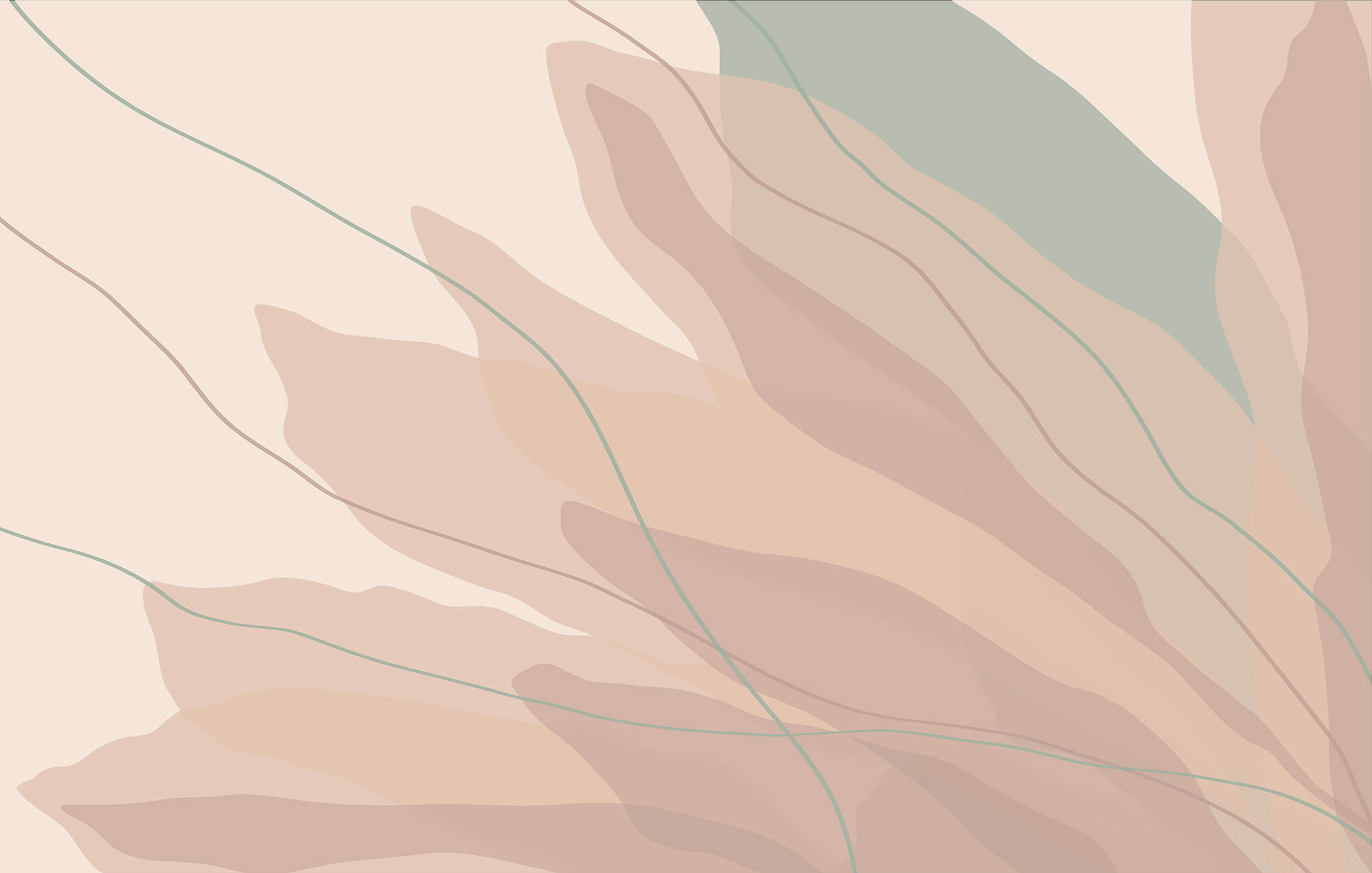 Soft hues and flowing shapes unite