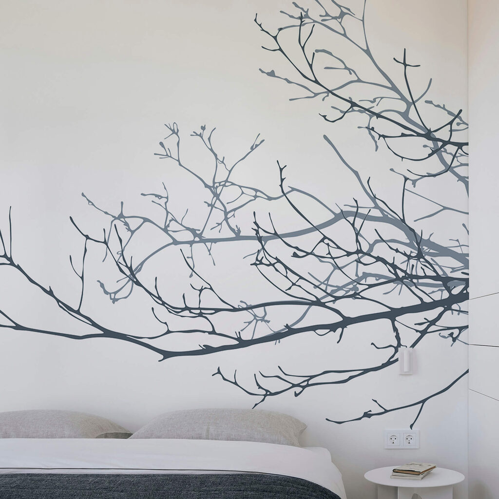 Gruppo di rami spogli