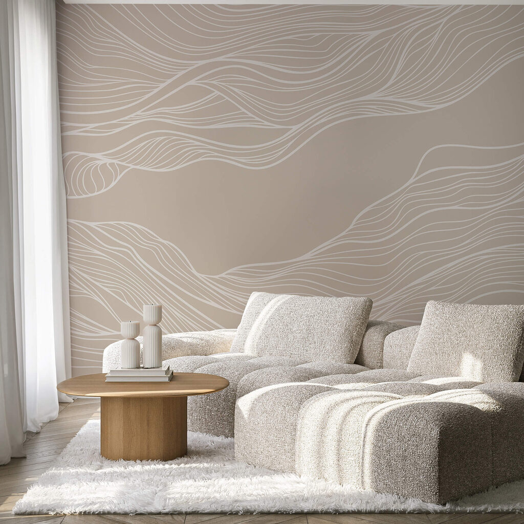 Linee bianche su sfondo marrone Linee bianche su sfondo marrone