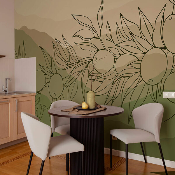 Murales Disegno di frutta su un ramo Murales Disegno di frutta su un ramo