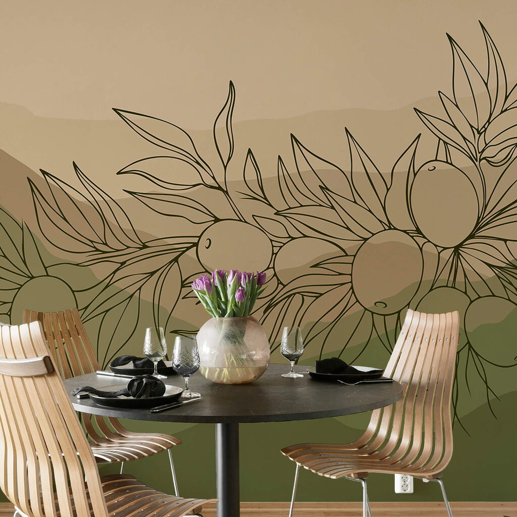 Disegno di frutta su un ramo