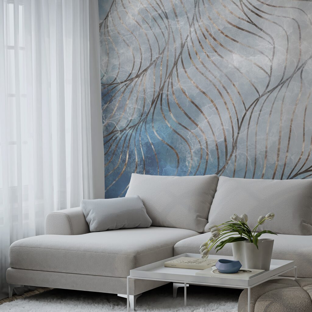 Curve eleganti in colori freddi Curve eleganti in colori freddi