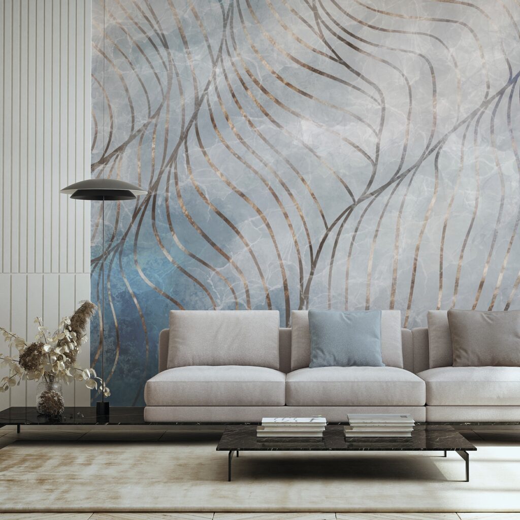 Curve eleganti in colori freddi Curve eleganti in colori freddi