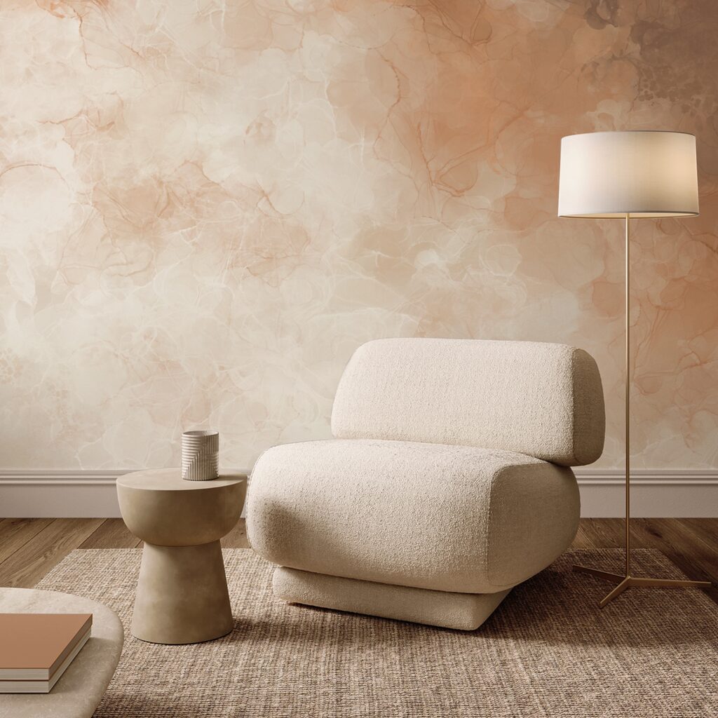 Tonalità delicate che si fondono dolcemente tra loro