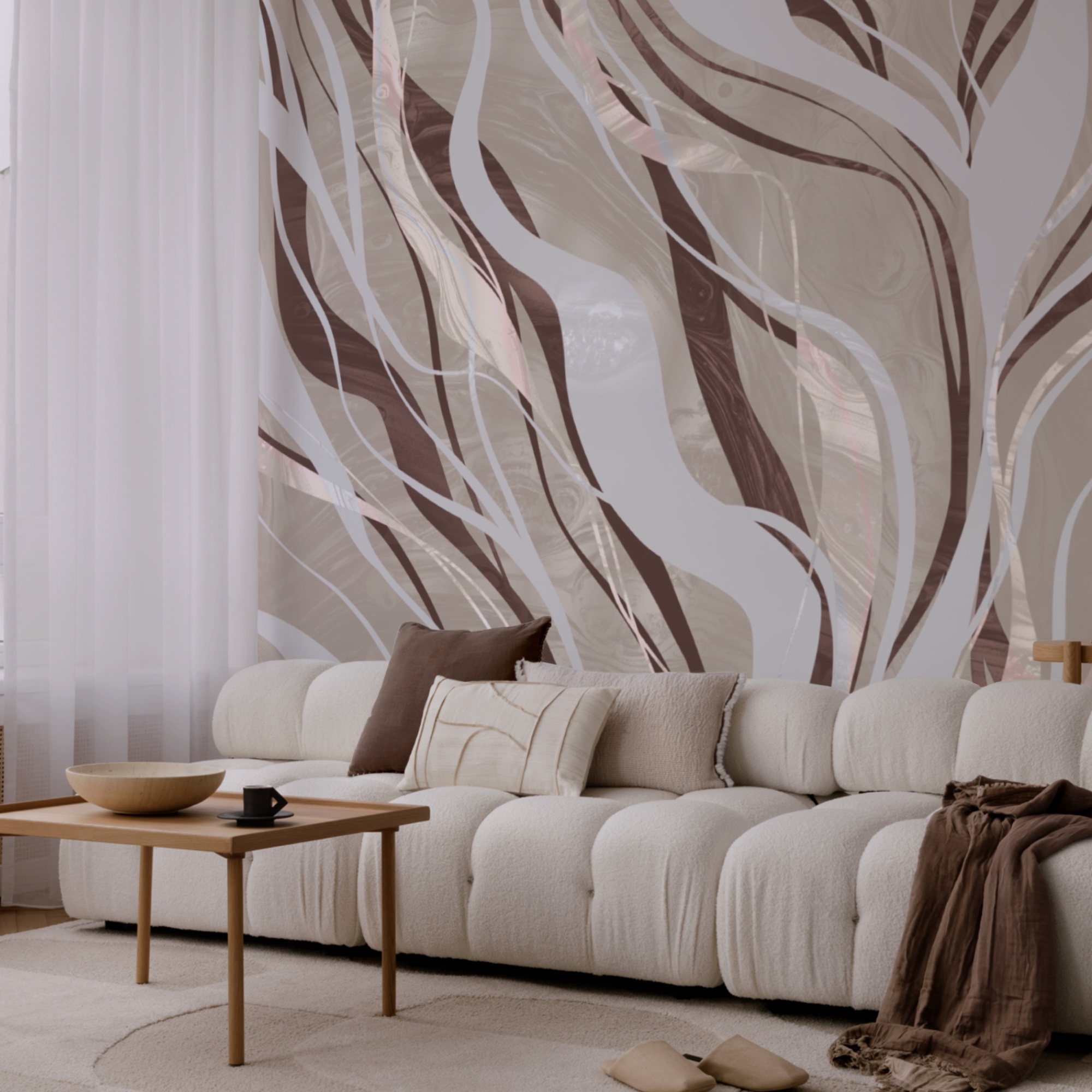 Girelle bianche e marroni