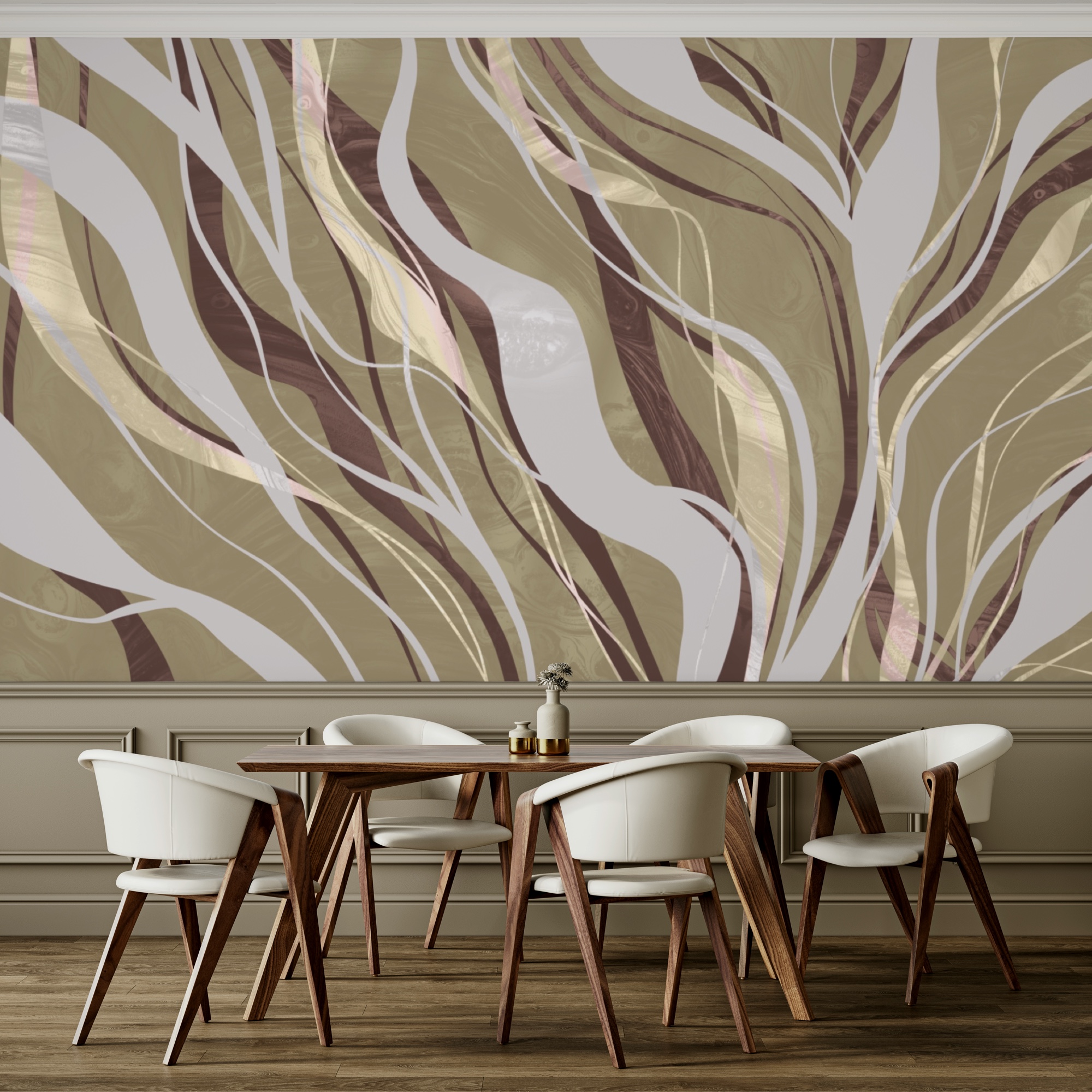 Girelle bianche e marroni