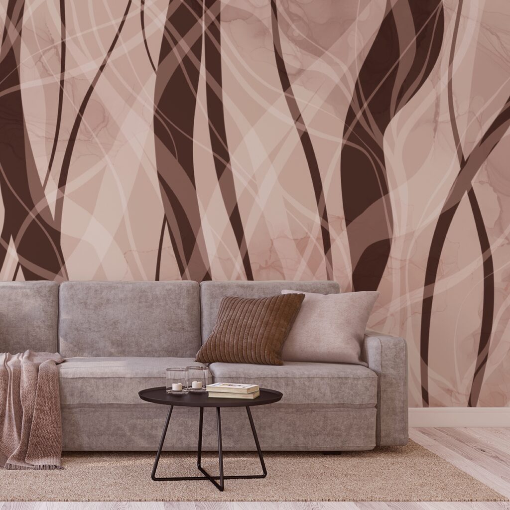 Onde morbide nelle calde tonalità della terra