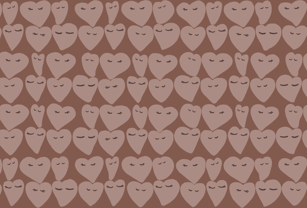 Modelli di cuore che diffondono gioia ovunque Modelli di cuore che diffondono gioia ovunque