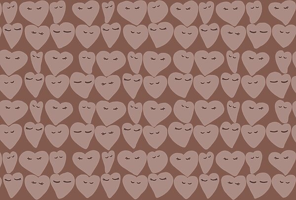 Modelli di cuore che diffondono gioia ovunque Modelli di cuore che diffondono gioia ovunque