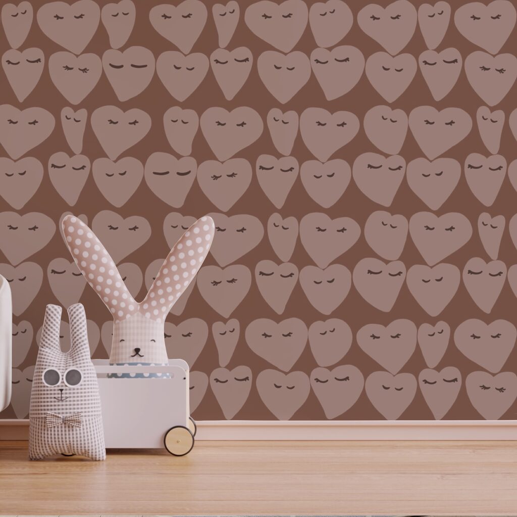 Modelli di cuore che diffondono gioia ovunque