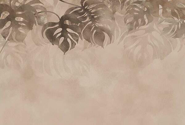 Elegant foliage on soft background