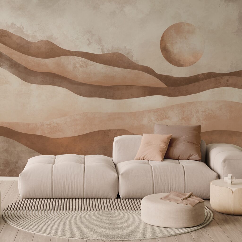 Pittura di un paesaggio desertico