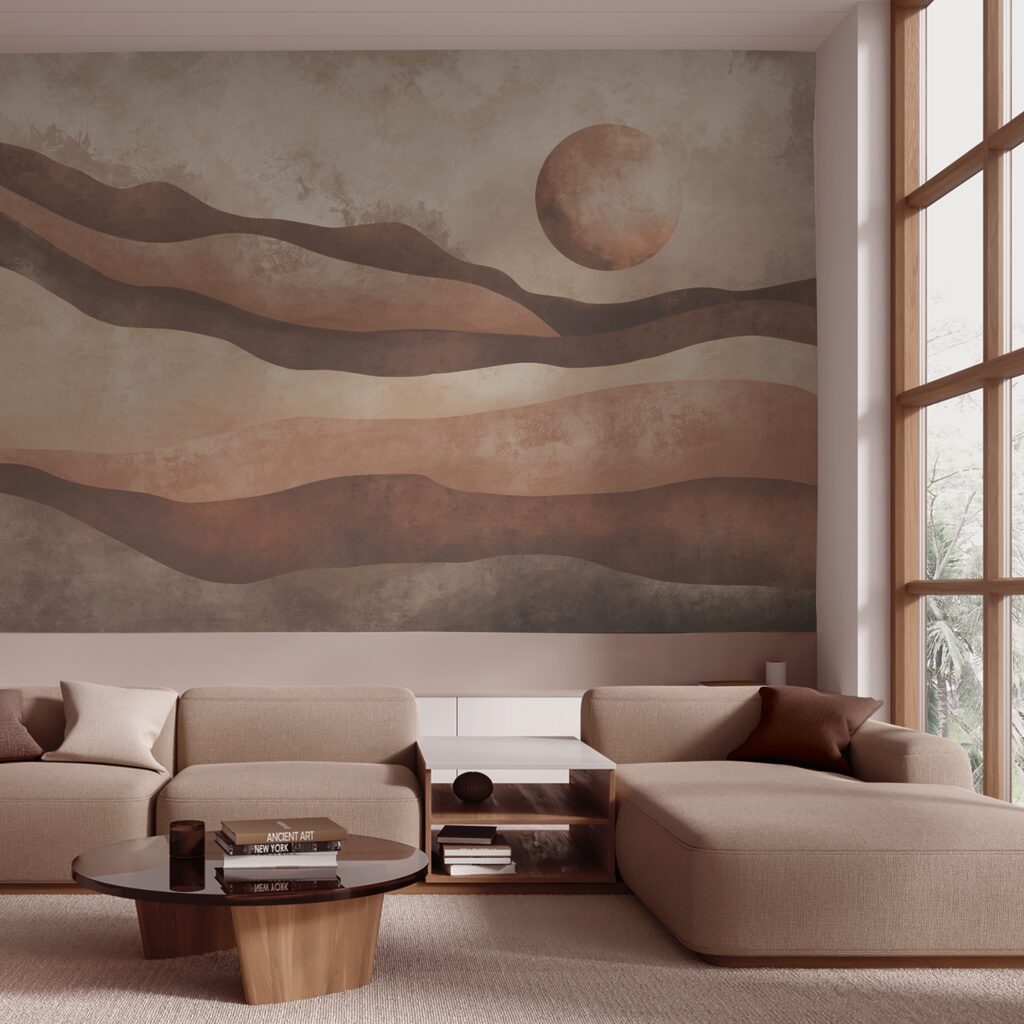 Pittura di un paesaggio desertico