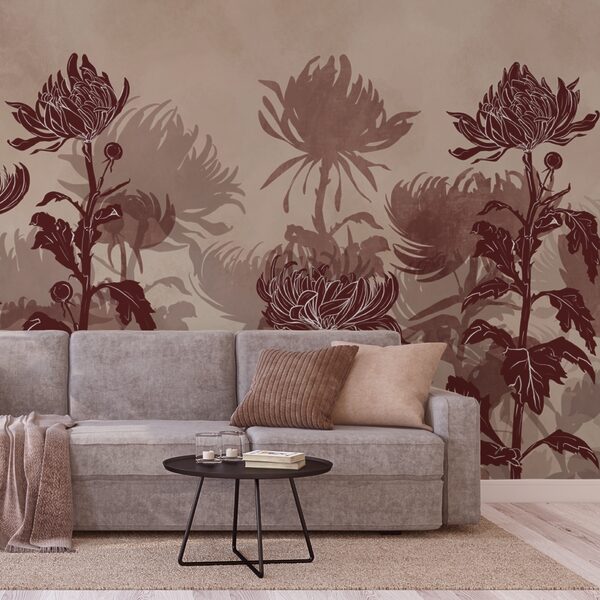 Disegno di fiori e foglie Disegno di fiori e foglie