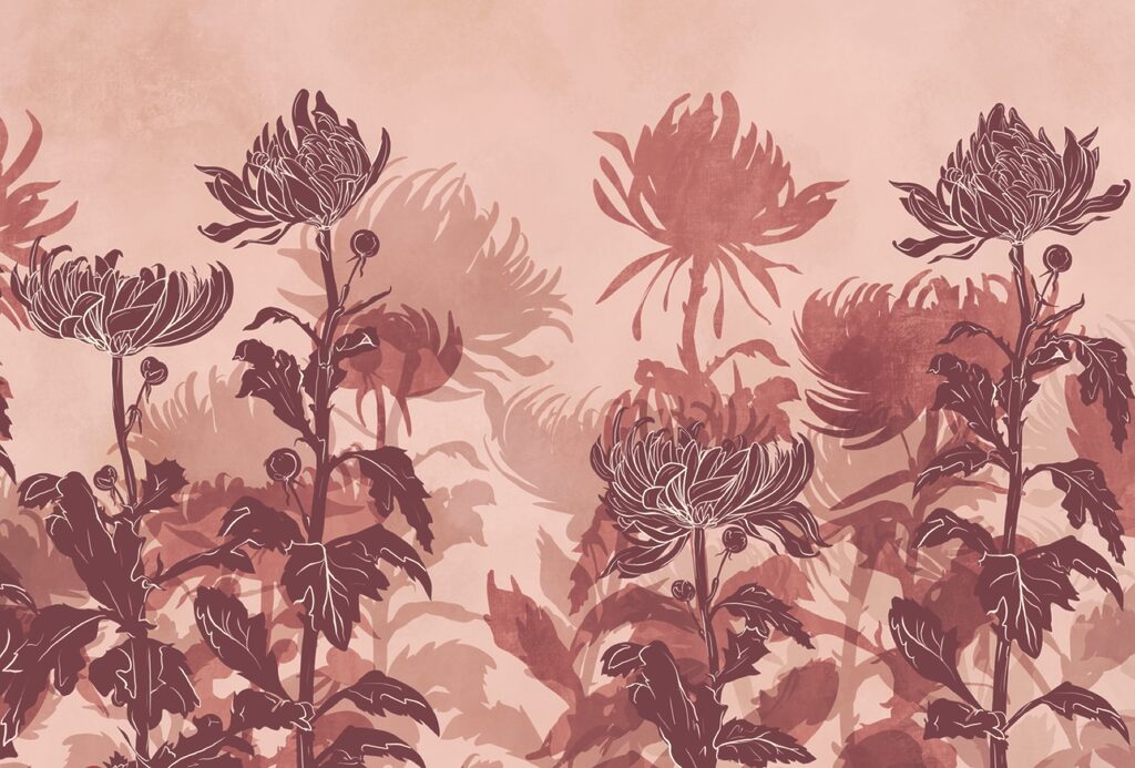 Disegno di fiori e foglie Disegno di fiori e foglie