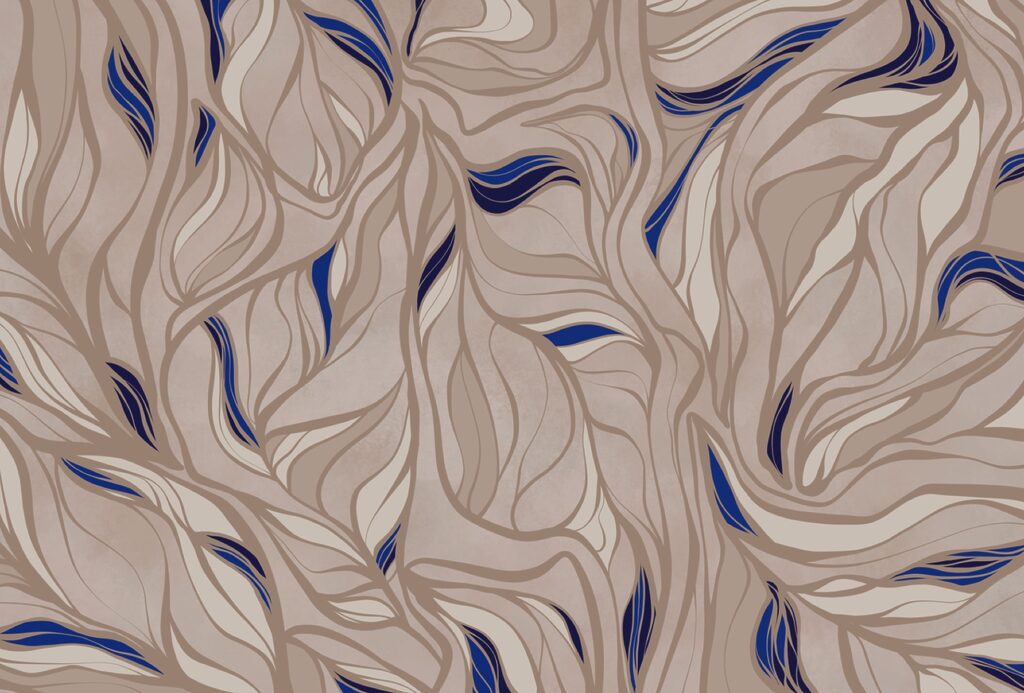 Schema di linee blu e abbronzate Schema di linee blu e abbronzate