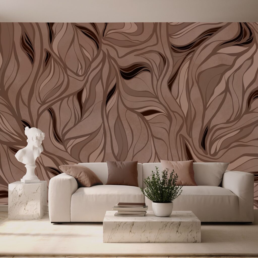 Motivo marrone e nero