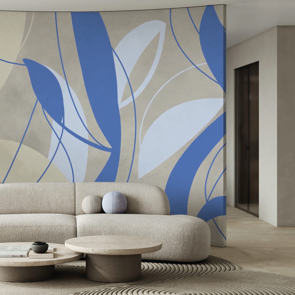 Vortici blu e bianchi su sfondo grigio Vortici blu e bianchi su sfondo grigio