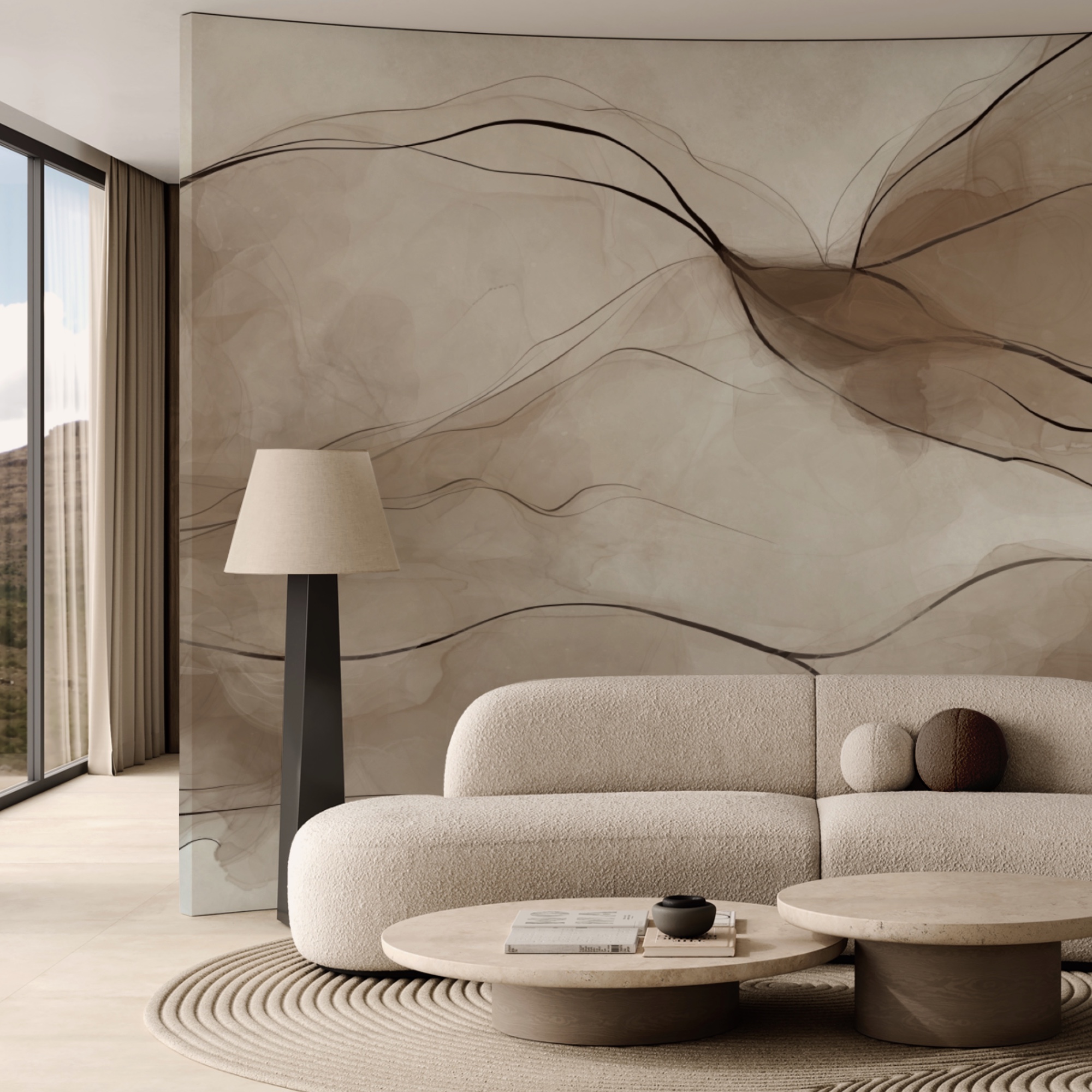 Onde eteree di colori fluenti