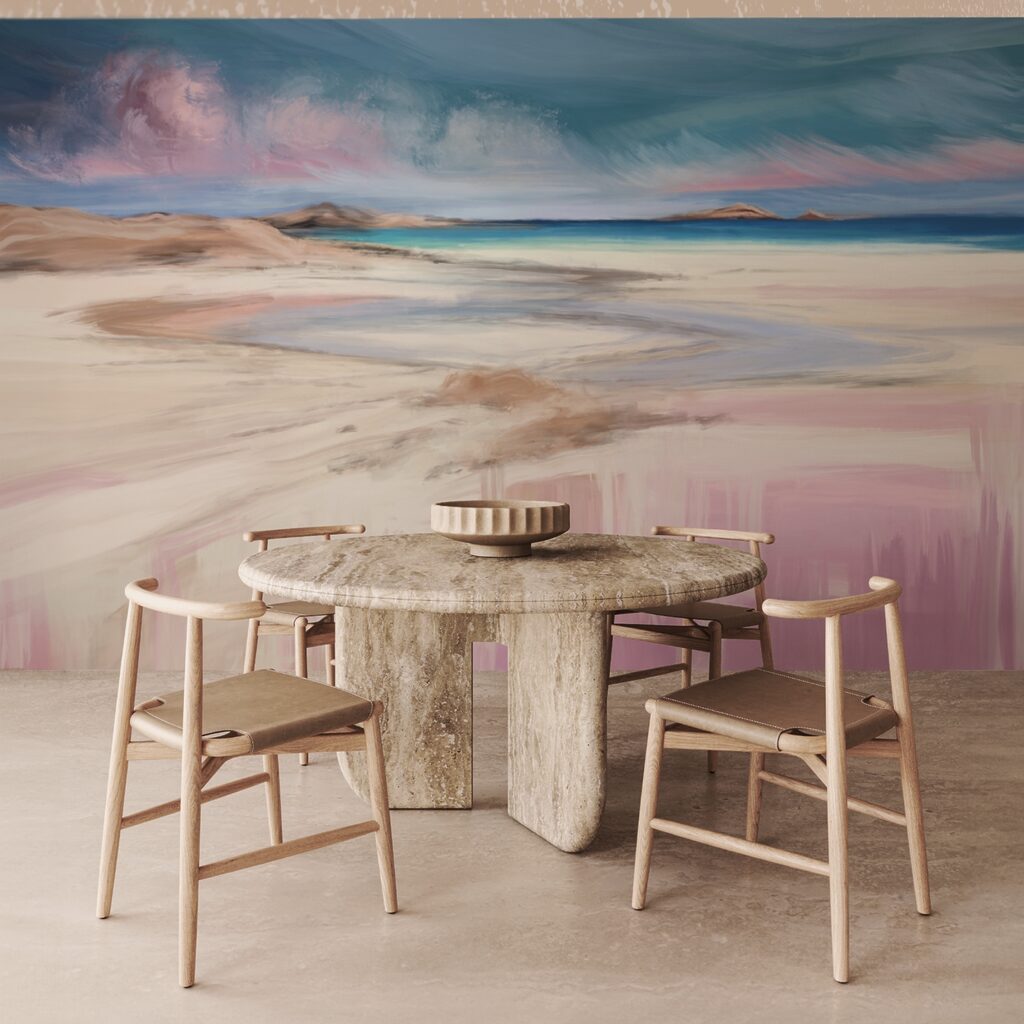 Pittura di una spiaggia