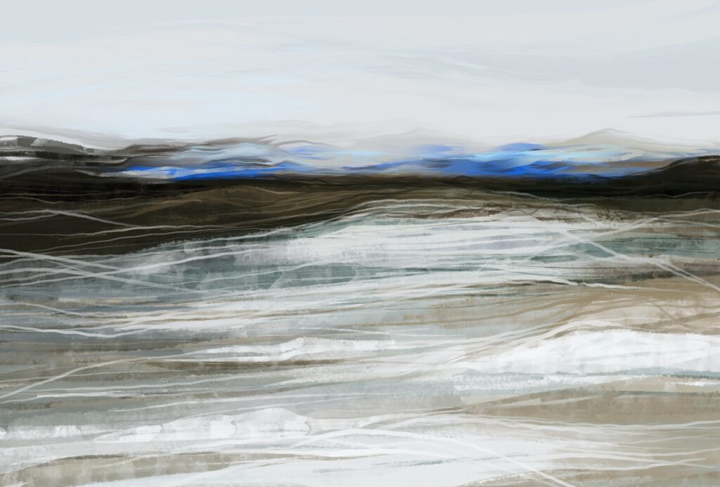 Pittura di un paesaggio Pittura di un paesaggio