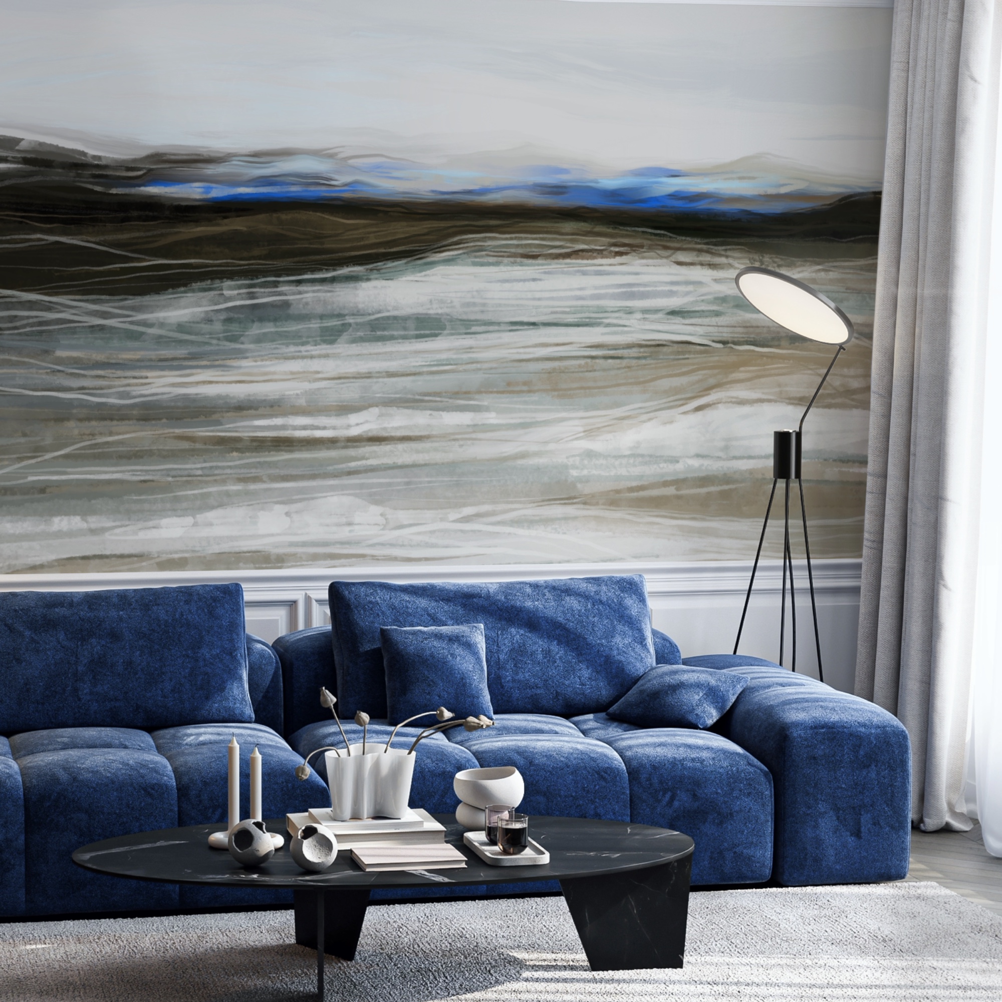 Pittura di un paesaggio